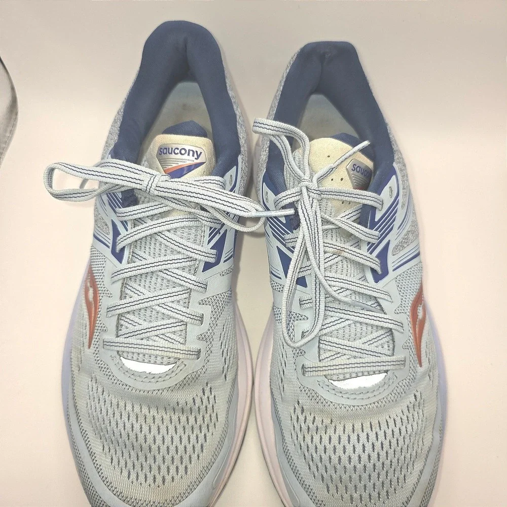 Saucony Omni 19 Womens Running Shoes Light Blue Silver Copper  S20592-25
